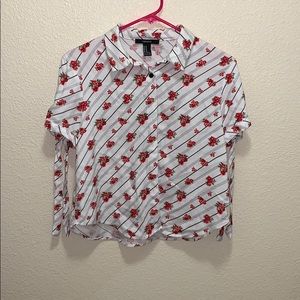 Floral print F21 top